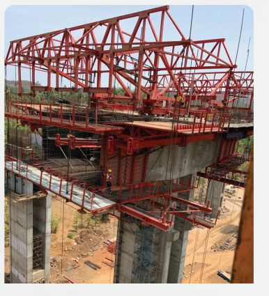 Cantilever formwork traveller gantry project