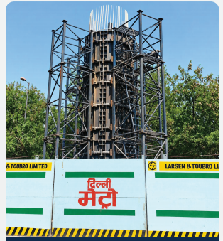 Pier formwork Metro Projects Delhi