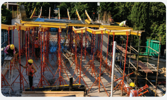 Bajaj Flexi formwork construction project