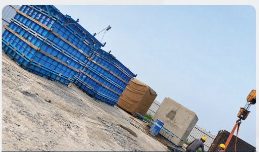 Jabalpur project box culvert casting yard