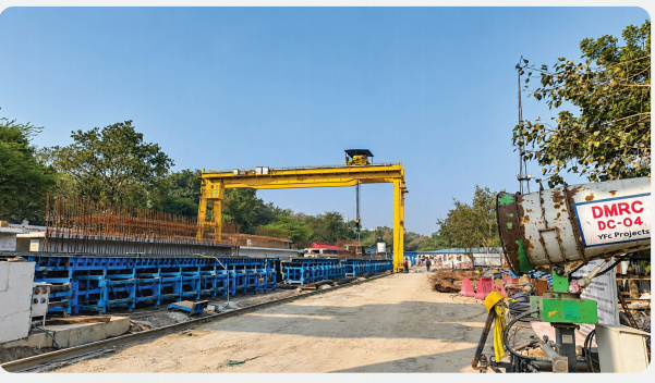 Phi girder production yard