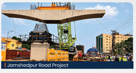 Jamshedpur Road Project pier cap formwork