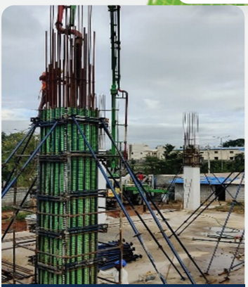 4.2M single pour columns