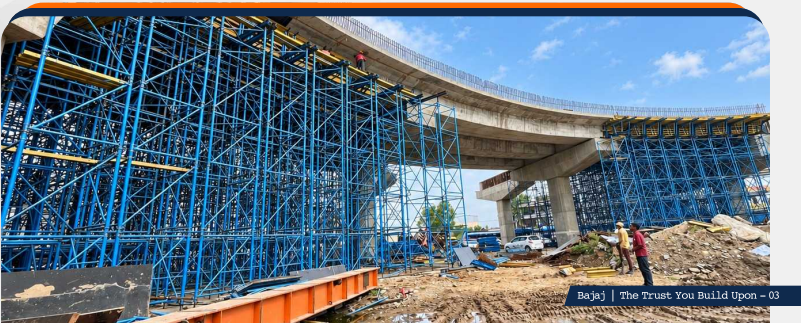 Bajaj Products infrastructure formwork project
